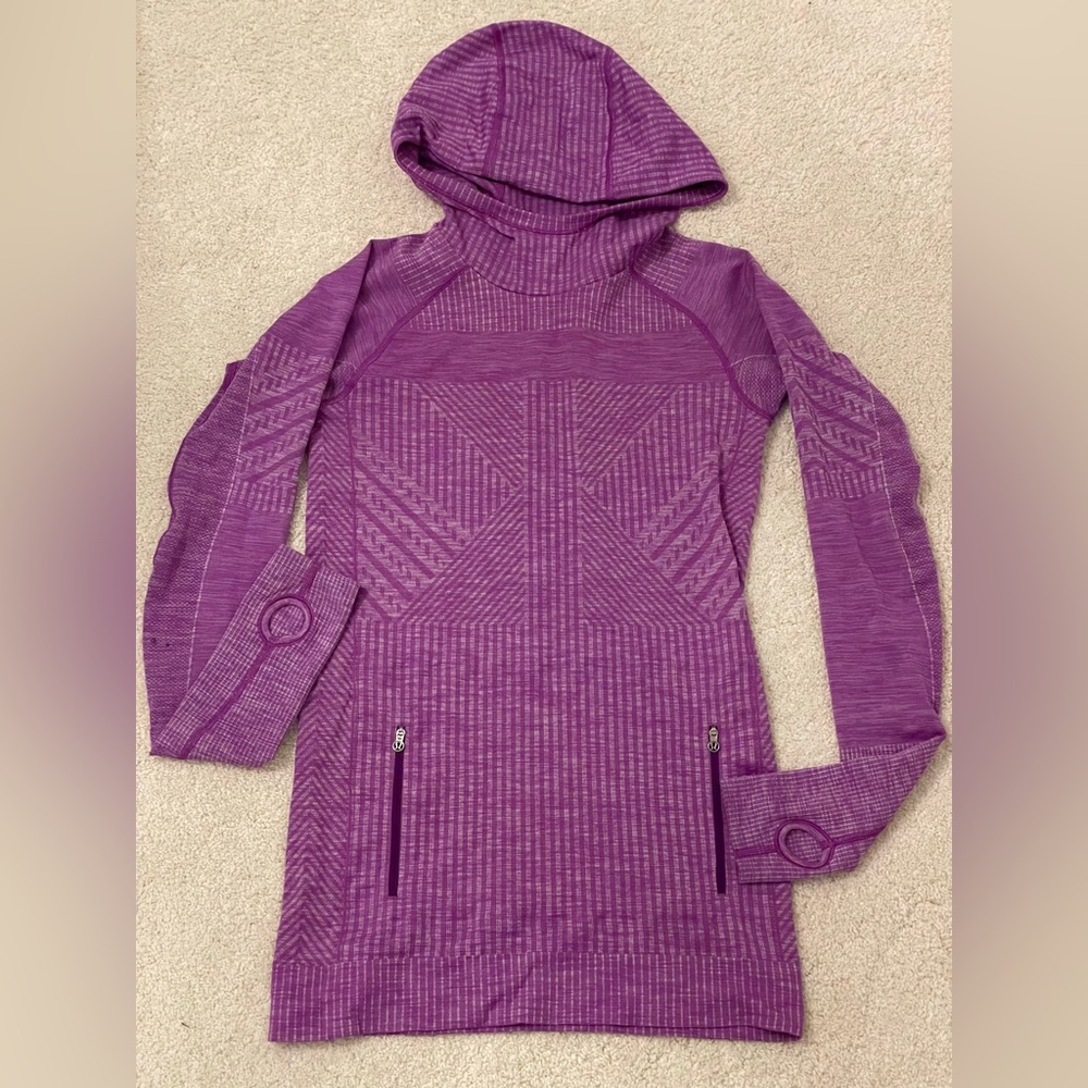 Lulu Lemon Purple Running Thermal Hoodie